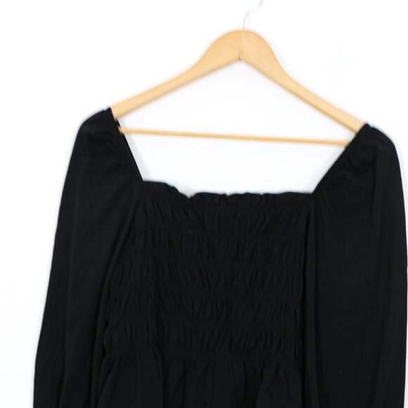 *H&M Black Smocked Top - Picture 10 of 10